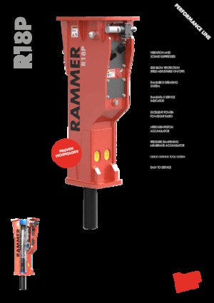 Hidraulični čekači Rammer R18P