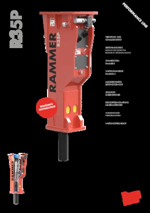 Hidraulični čekači Rammer R35P