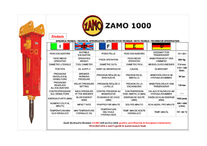 Hidraulični čekači Zamo Zamo 1000