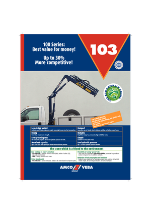 Hidraulične utovarne dizalice Amco Veba 103-3 S