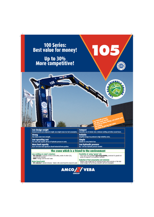 Hidraulične utovarne dizalice Amco Veba 105-3 S