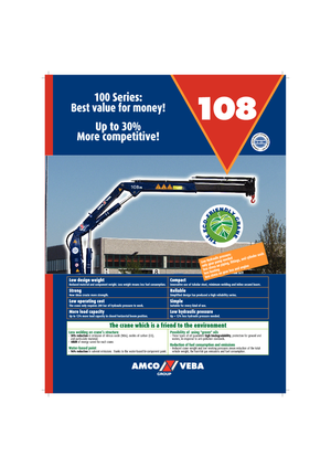 Hidraulične utovarne dizalice Amco Veba 108-1 S