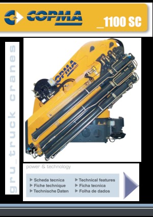 Hidraulične utovarne dizalice COPMA 2000 1100.4 SC