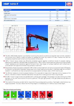 Hidraulične utovarne dizalice HMF 1410-T4