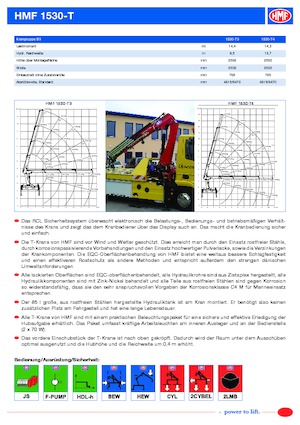 Hidraulične utovarne dizalice HMF 1530-T4-MCS