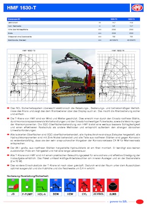 Hidraulične utovarne dizalice HMF 1630-T4-RCS