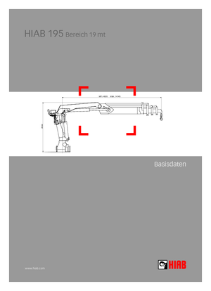 Hidraulične utovarne dizalice Hiab 195-4 Jib 30