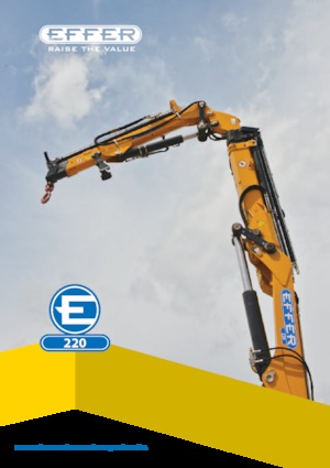 Hidraulične utovarne dizalice Effer 220 5S