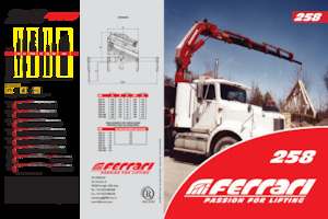 Hidraulične utovarne dizalice Ferrari® 258 A1 