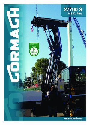 Hidraulične utovarne dizalice Cormach 27700 S8 A.S.C. Plus