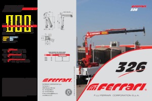 Hidraulične utovarne dizalice Ferrari® 326R A2 