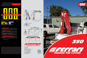 Hidraulične utovarne dizalice Ferrari® 350 A4 