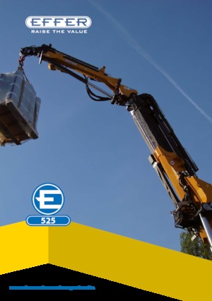 Hidraulične utovarne dizalice Effer 525 6S