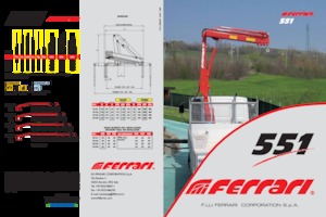 Hidraulične utovarne dizalice Ferrari® 551 A2 