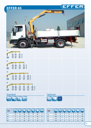 Hidraulične utovarne dizalice Effer 65 2S