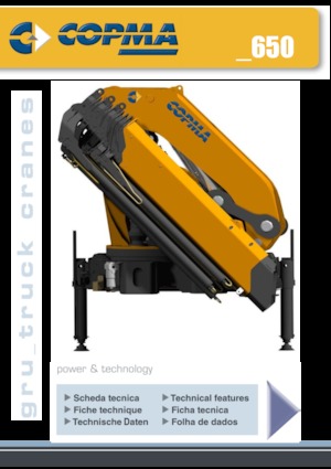 Hidraulične utovarne dizalice COPMA 2000 650.4