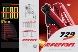 Hidraulične utovarne dizalice Ferrari® 729R A3 