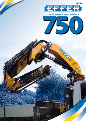 Hidraulične utovarne dizalice Effer 750 6S