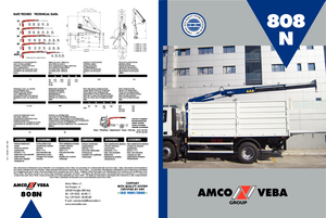 Hidraulične utovarne dizalice Amco Veba 808N-3 S Jib 2