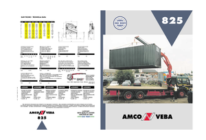 Hidraulične utovarne dizalice Amco Veba 825-3 S Jib 3S