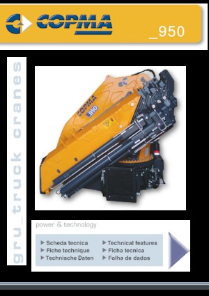 Hidraulične utovarne dizalice COPMA 2000 950.8