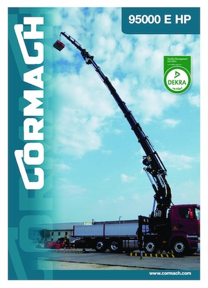 Hidraulične utovarne dizalice Cormach 95000 E8F186 HP