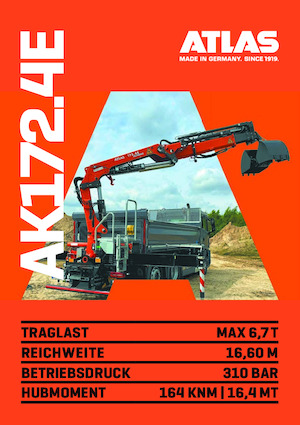Hidraulične utovarne dizalice Atlas AK 172.4E A6 