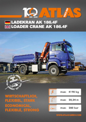 Hidraulične utovarne dizalice Atlas AK 186.4F A7 