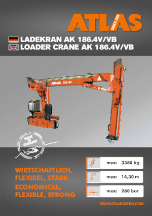 Hidraulične utovarne dizalice Atlas AK 186.4VB A12L 