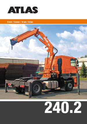 Hidraulične utovarne dizalice Atlas AK 240.2E A5 