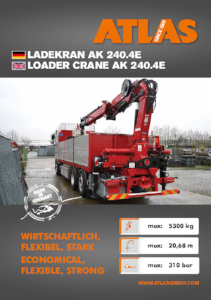 Hidraulične utovarne dizalice Atlas AK 240.4E A2 