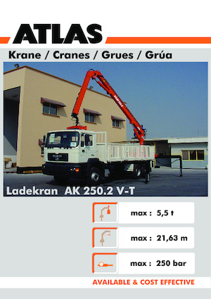 Hidraulične utovarne dizalice Atlas AK 250.2CS A21 