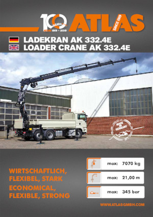Hidraulične utovarne dizalice Atlas AK 332.4 E A6