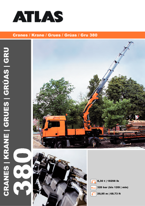 Hidraulične utovarne dizalice Atlas AK 380.3 A2