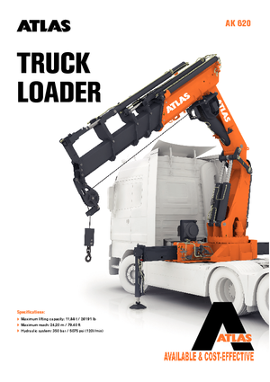 Hidraulične utovarne dizalice Atlas AK 620.3E A5 