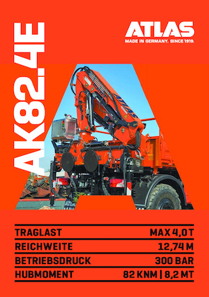 Hidraulične utovarne dizalice Atlas AK 82.4E A5L