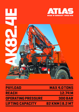 Hidraulične utovarne dizalice Atlas AK 82.4E A5L