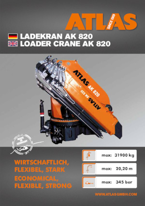 Hidraulične utovarne dizalice Atlas AK 820 A4
