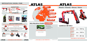 Hidraulične utovarne dizalice Atlas AK 88.3 A1 