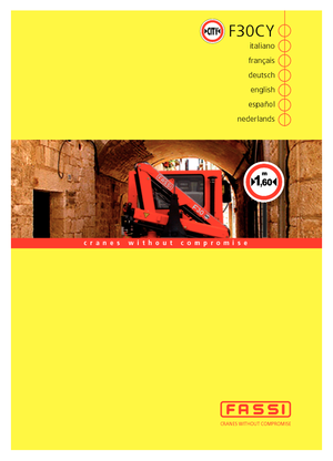 Hidraulične utovarne dizalice Fassi F 30 CY 23