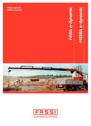 Hidraulične utovarne dizalice Fassi F 415 A 2.22 e-dynamic