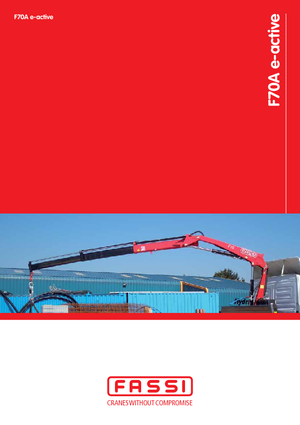 Hidraulične utovarne dizalice Fassi F 70 AC 0.23 e-active