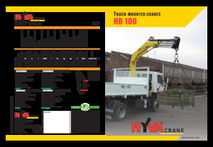 Hidraulične utovarne dizalice Hyva Crane HB 100 E2