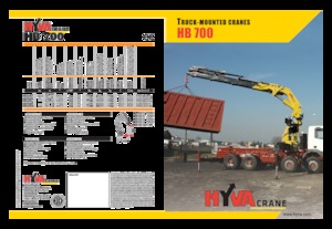 Hidraulične utovarne dizalice Hyva Crane HB 700 
