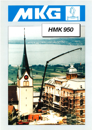 Hidraulične utovarne dizalice MKG HMK 950 Ta3-a3