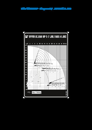 Hidraulične utovarne dizalice Effer IX.550 HP E7