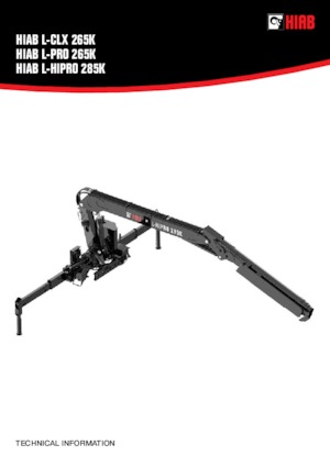 Hidraulične utovarne dizalice Hiab L-HiPro 285K-3