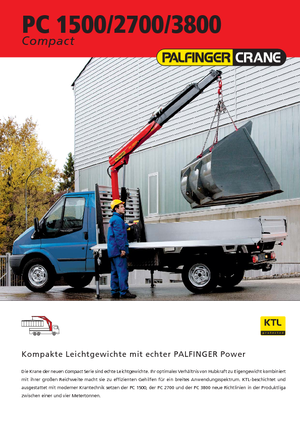 Hidraulične utovarne dizalice Palfinger PC 1500 A