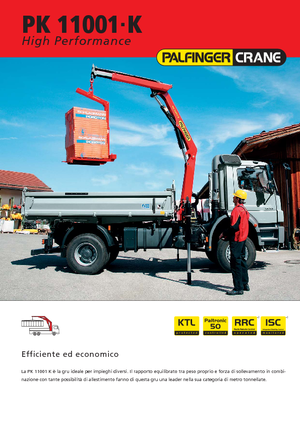 Hidraulične utovarne dizalice Palfinger PK 11001 K