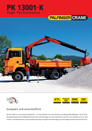 Hidraulične utovarne dizalice Palfinger PK 13001 K B